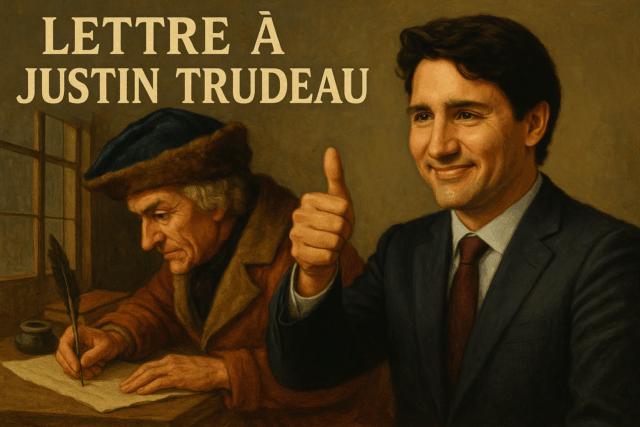 LETTRE À JUSTIN TRUDEAU