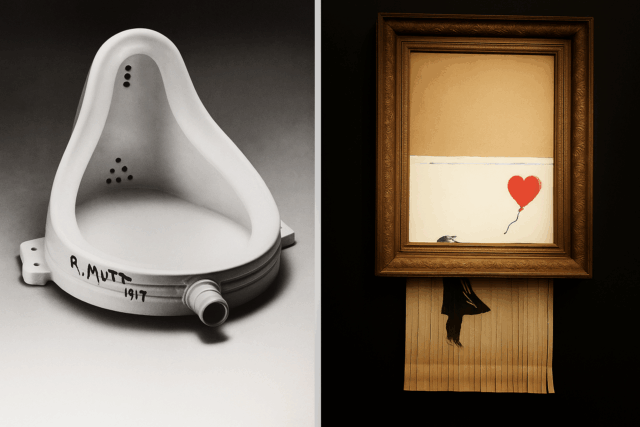El enigma del éxito en el arte: de Duchamp a Banksy