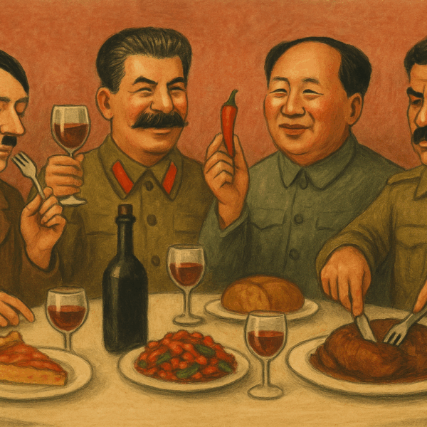 A la mesa del poder absoluto